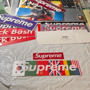 Supreme International Flags Box Logo Sticker 2013 100% Authentic